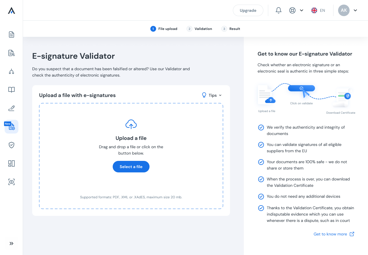 Autenti | The e-signature validator