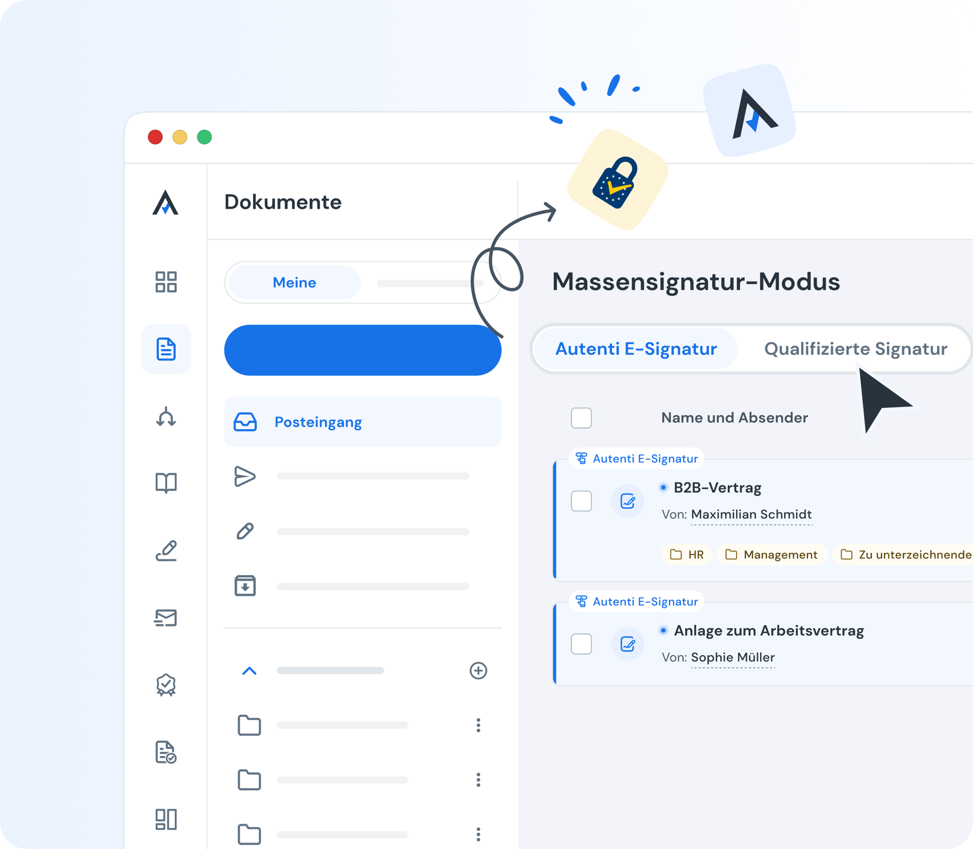 QES & e-signature - DE