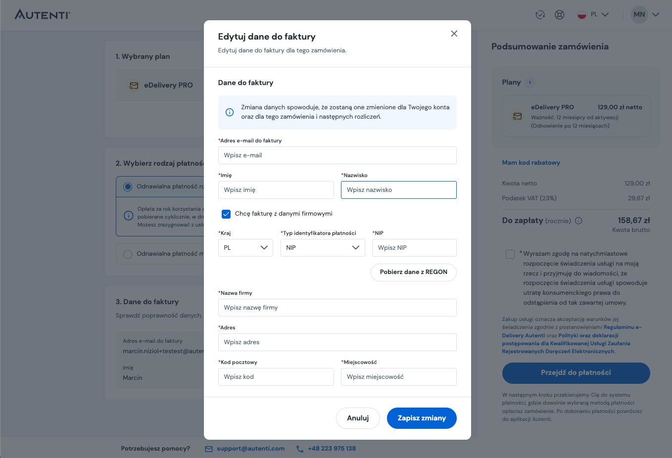 [PL] Rozwój funkcji subskrypcyjnych i bezpieczeństwa