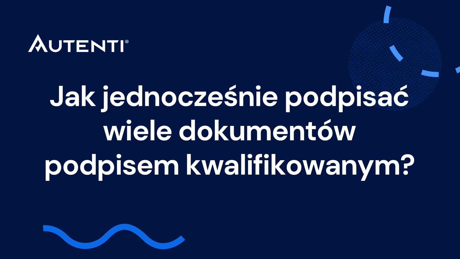 jak podpisac