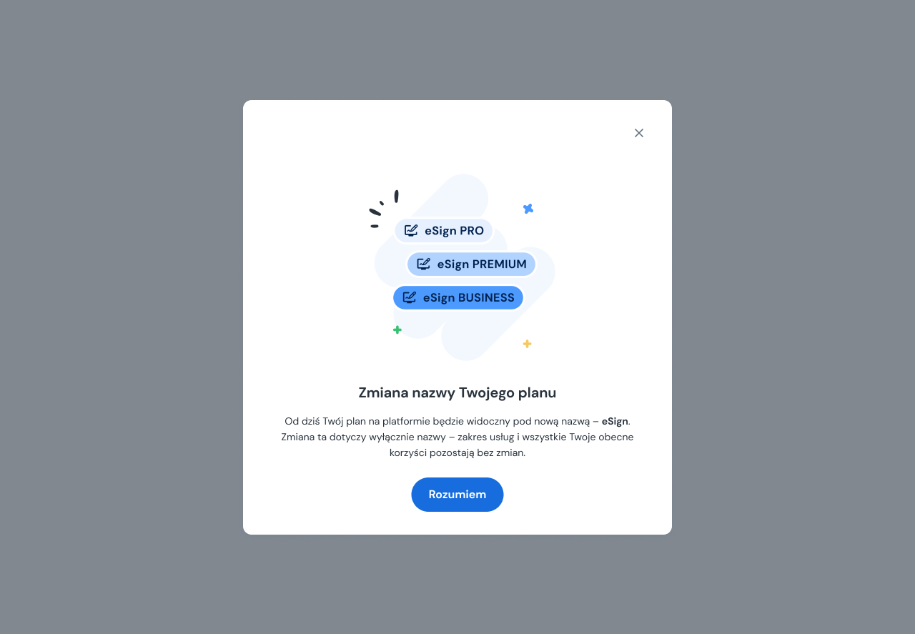 Nowe plany - eSign - Modal (1)