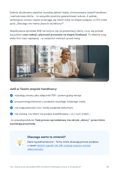 Informational graphic explaining sales contract compliance with qualified electronic signatures for international clients.